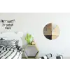 Boom - Vlakken - Takken - Kleurverloop Wandcirkel aluminium klein -kinderkamer