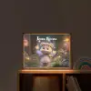 Beer - Vlinders - Bos - Fairy Light Box met batterij (Wandlamp kind) middel -sfeer1_kind