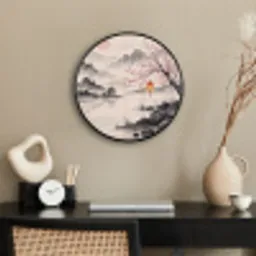Zon - Japans - Traditioneel Fotolijst rond zonder passe partout klein -sfeer1