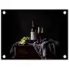 Druiven - Wijn - Rood - Tafel tuinposter los doek klein -3d