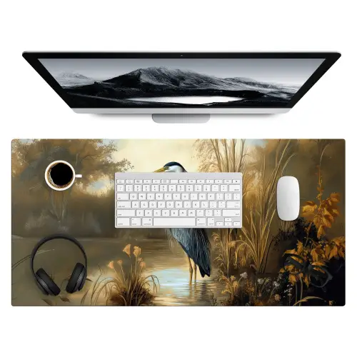 Reiger - Water - Planten Muismat XXL klein -3d