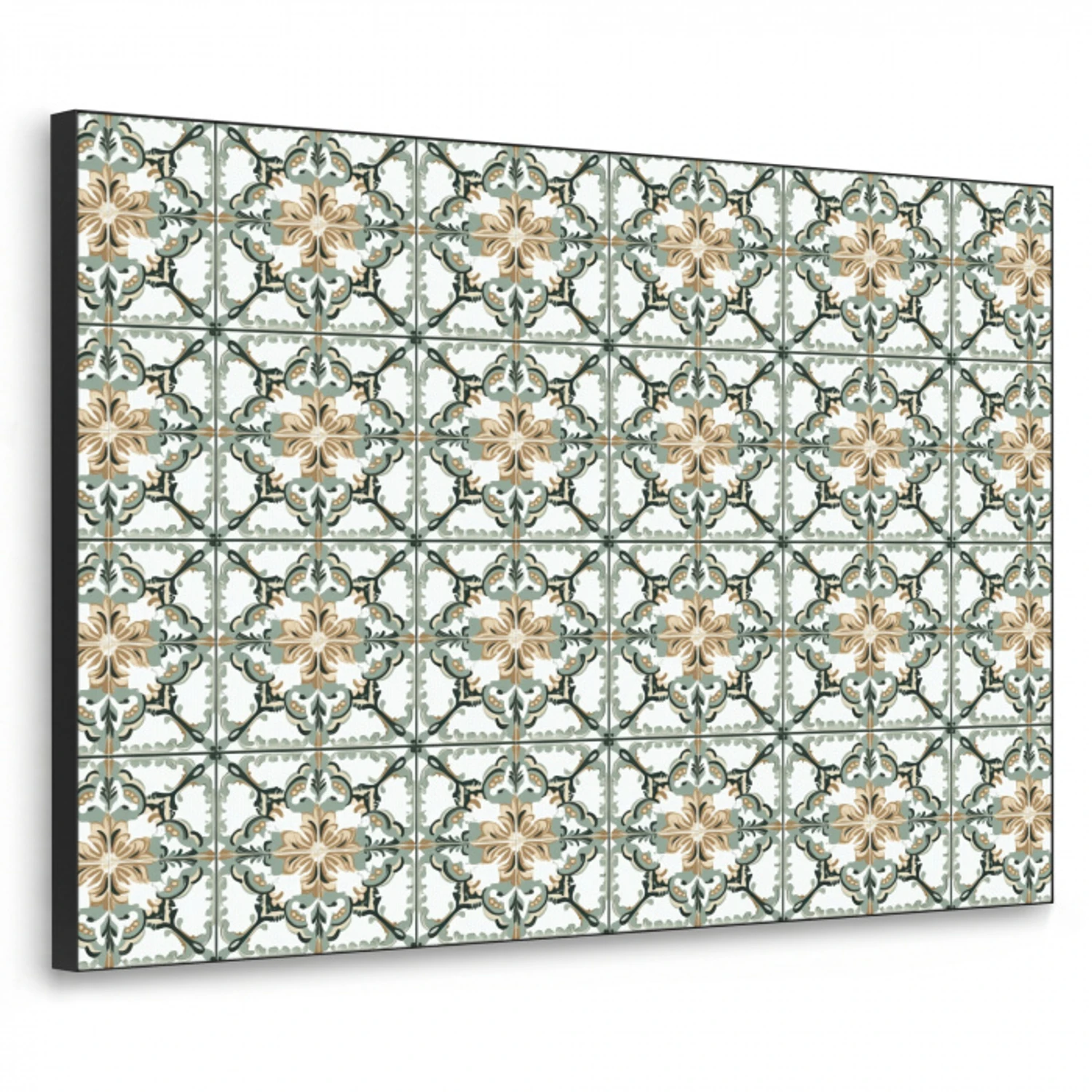 Floraal - Verweerd - Keurrijk Textielframe zwart klein 947 -3d