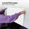 Design - Geometrie - Patroon Inductie beschemer met haakjes klein 777 -ky-ophangen-nl