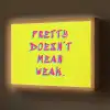 Quote - Minimalistisch - Kleurrijk Light Box met batterij (Wandlamp) middel -z3d_website