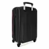 Klassiek geruit patroon in grijs en rood NBS - Handbagage koffer - Unisex middel -achterkant