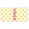 Swag - Roze - Stippen - Geel Muismat XXL klein -3d_leeg