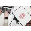 Bisous - Lip - Wit - Rood laptophoes neopreen klein -bureau