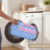Sweet dreams - Vierkanten - Roze - Blauw Badmat klein -USP_WasbaarNL