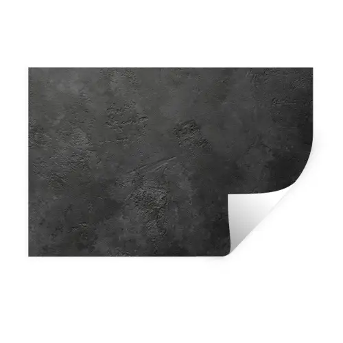Beton - Structuur - Industrieel - Zwart - Grijs Muursticker klein -3d