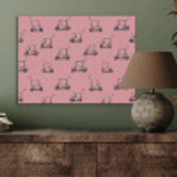 Golfkar - Retro - Roze PET vilt klein 837 -sfeer2