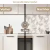 Organisch - Patroon - Gemêleerd keuken achterwand 2 middel 871 -voor-na2_DE