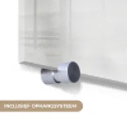 Edgy - Vrouw - Zwart - Wit plexiglas 5mm klein -zzsysteem_NL