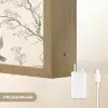 Takken - Vogels - Beige Light Box met batterij (Wandlamp) middel 907 -USP_websiteoplaadbaarNL