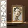 Sierlijk - Vrouw - Goud - Ogen Light Box met kabel (Tafellamp) klein -USP_NL