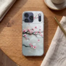 Bloesem - Kunstzinnig - Roze - Sakura Telefoonhoesje iPhone 17 Pro Max klein -sfeer1