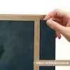 Koning - Portret - Druipende gele verf Light Box met batterij (Wandlamp) middel -USP_websiteprintNL