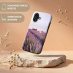 Lavendel - Landschap - Sereen - Paars Toughcase MagSafe Apple iPhone 17 klein -USP_RandenV_NL