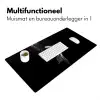 Koi - Vis - Wit - Zwart Muismat XXL klein -sfeer4