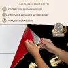 Macarons - Patroon - Goud - Zwart keuken achterwand spatscherm klein -spatscherm_NL