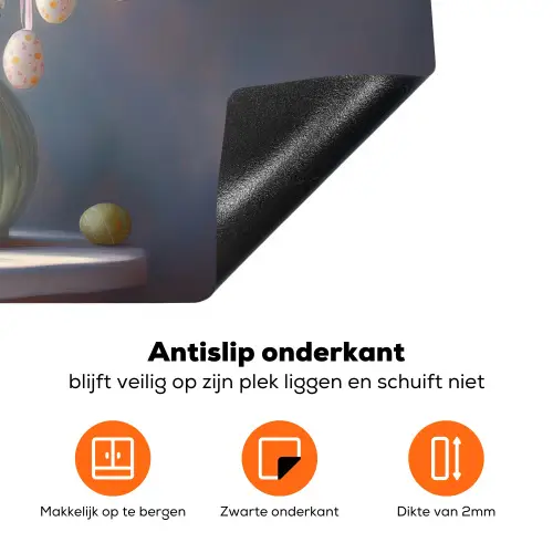 Stilleven - Vaas - Paastak Inductie beschermer vinyl 3mm klein -zzzzzzz-td-onderkant