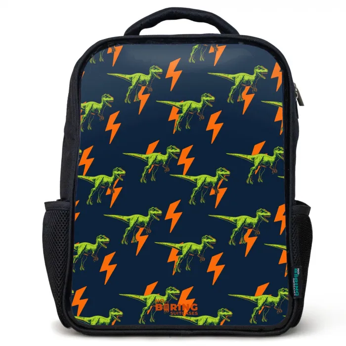 Bliksemsnelle raptors Rugzak - Zwart middel -3d