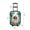 Meisje met donkere krullen in het bos Kinderkoffer - Zwart klein -productfoto_formaten