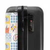 Italiaanse zomer print kleurrijk NBS - Handbagage koffer - Volwassenen Unisex middel -slot