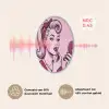 Vintage - Vrouw - Roze Akoestische PET Vilt - Rond klein -USP_NL