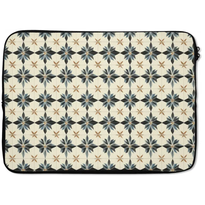 Sierlijk - Ornament - Blauw laptophoes neopreen klein 279 -zkaufland3dotto