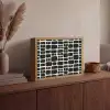 Modern - Organisch - Zwart Light Box met batterij (Wandlamp) middel 907 -sfeer2