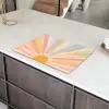 Illustratie - Zon - Pastelkleuren Inductie beschermer vinyl 3mm klein -sfeer8