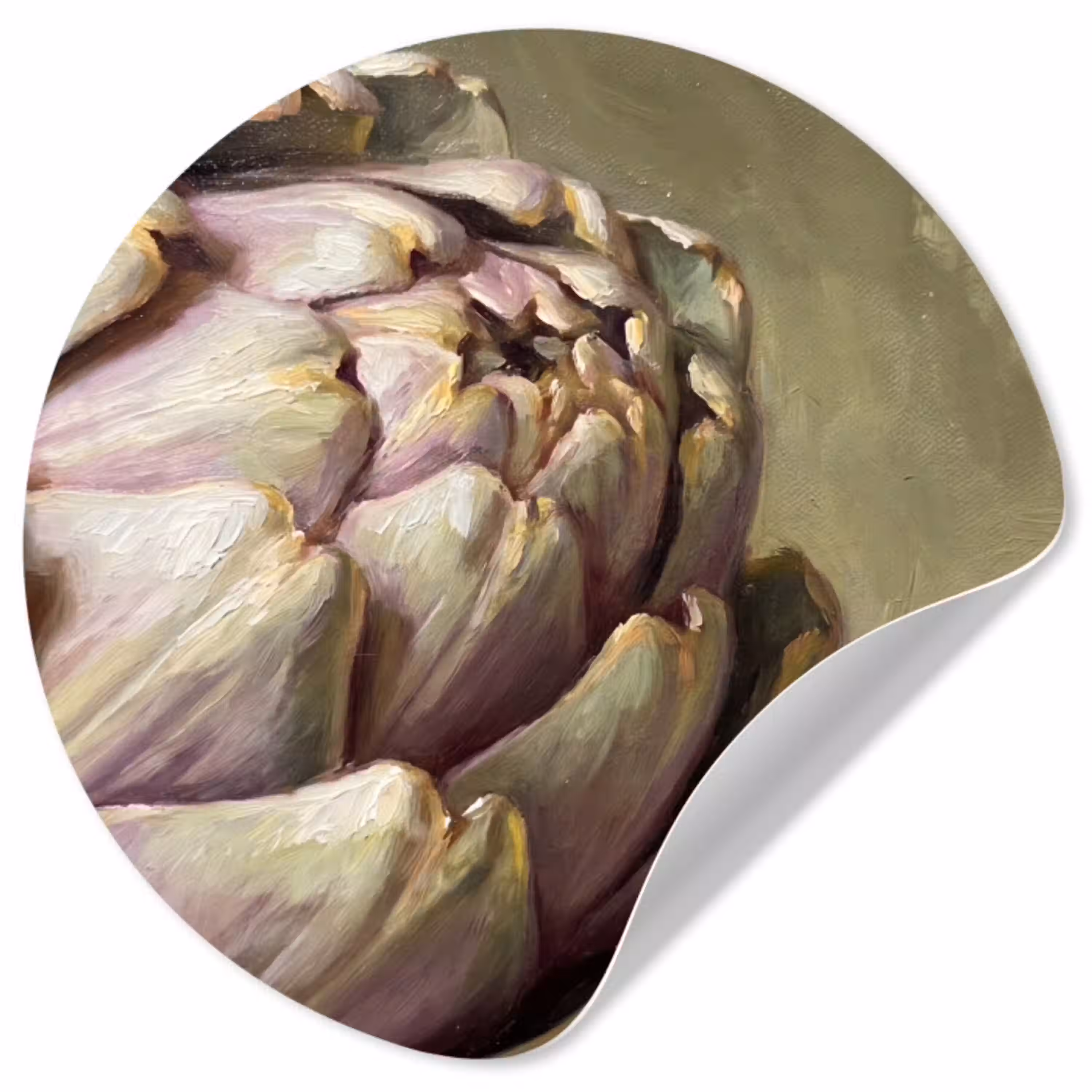Groente - Stilleven - Schilderij Wandcirkel behangsticker klein -3d