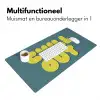 Chill out - Geel - Blauw Muismat XXL klein -sfeer4