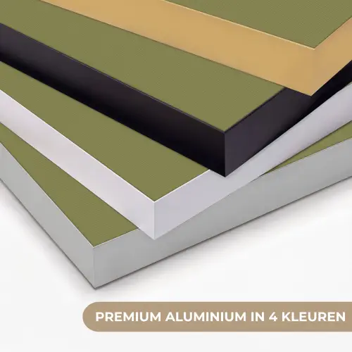 Avocado - Minimalistisch - Illustratie - Groen Textielframe zwart klein -USP_kleurenNL