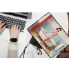 Badkamer - Vrouw - Roze laptophoes neopreen klein -bureau