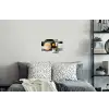 Abstract - Goud - Zilver - Vormen - Aesthetic - Modern Muursticker klein -slaapkamer