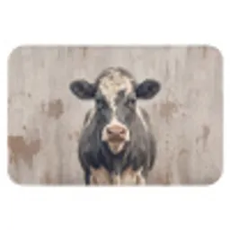 Koe - Portret - Dieren - Modern Badmat klein -3d