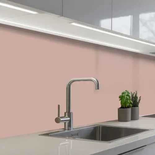 Roze - Palet - Oud - Effen - Oudroze keuken achterwand 2 middel 871 -3d_schuin