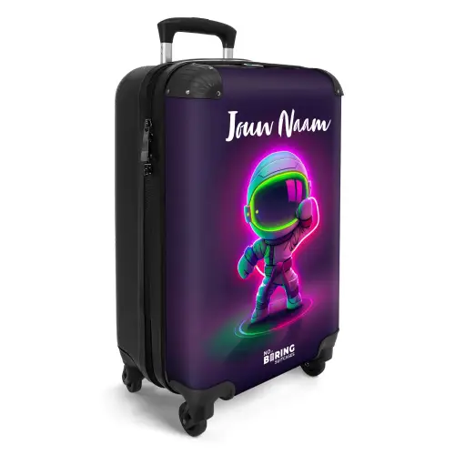 Space karate NBS - Handbagage koffer - Kinderen Unisex middel -productfoto_3d