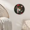 Stilleven met bloemen in een glazen vaas - Schilderij van Jan Davidsz. de Heem Wandcirkel kunststof plaat 5mm dik klein -sfeer5