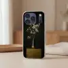 Bloembollen - Wit - Vaas - Minimalistisch Telefoonhoesje iPhone 17 Pro Max klein -sfeer2