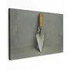 Troffel - Verf - Gereedschap Tuinposter op houten frame 2 cm dik klein -3d