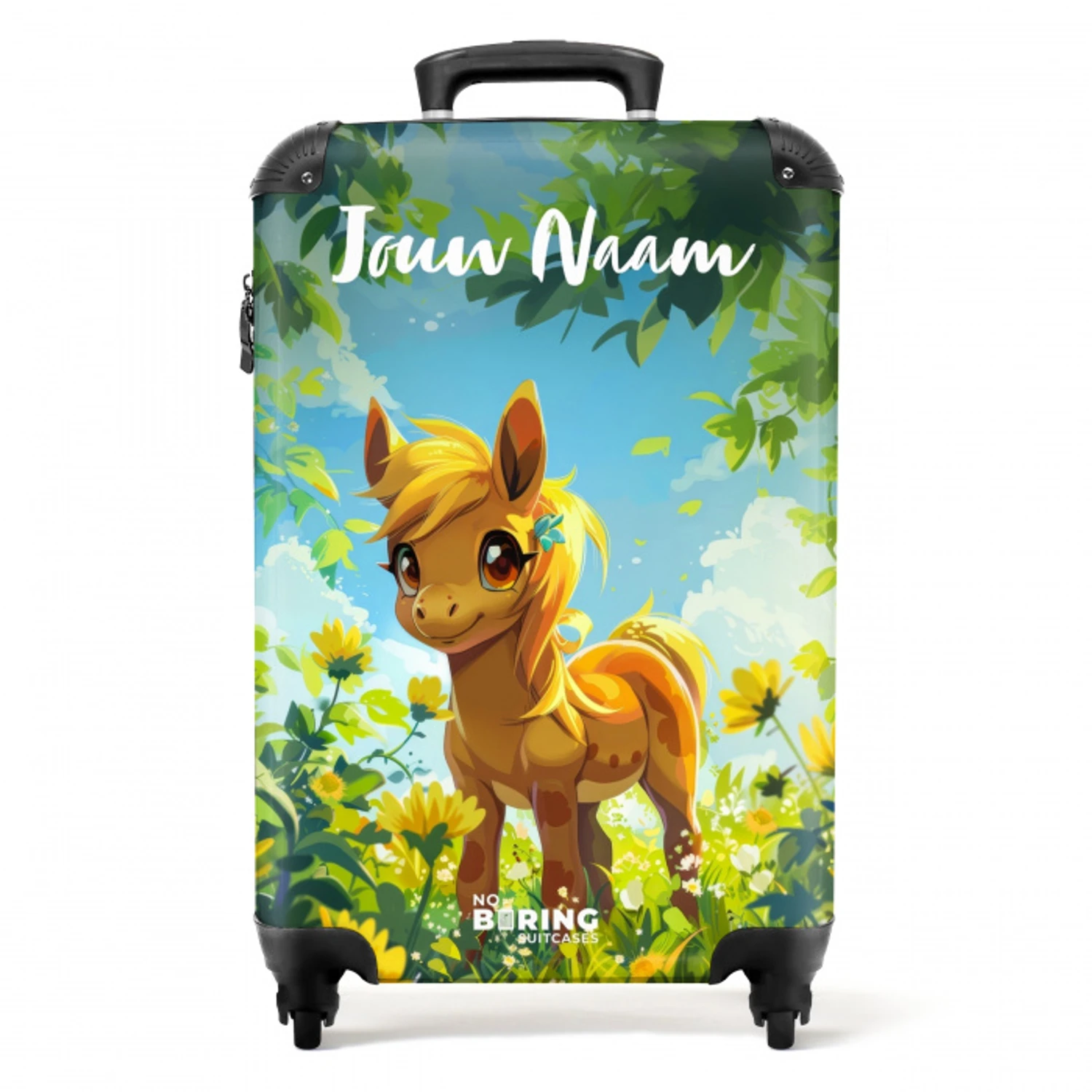Sunny pony NBS - Handbagage koffer - Kinderen Unisex middel -productfoto_recht