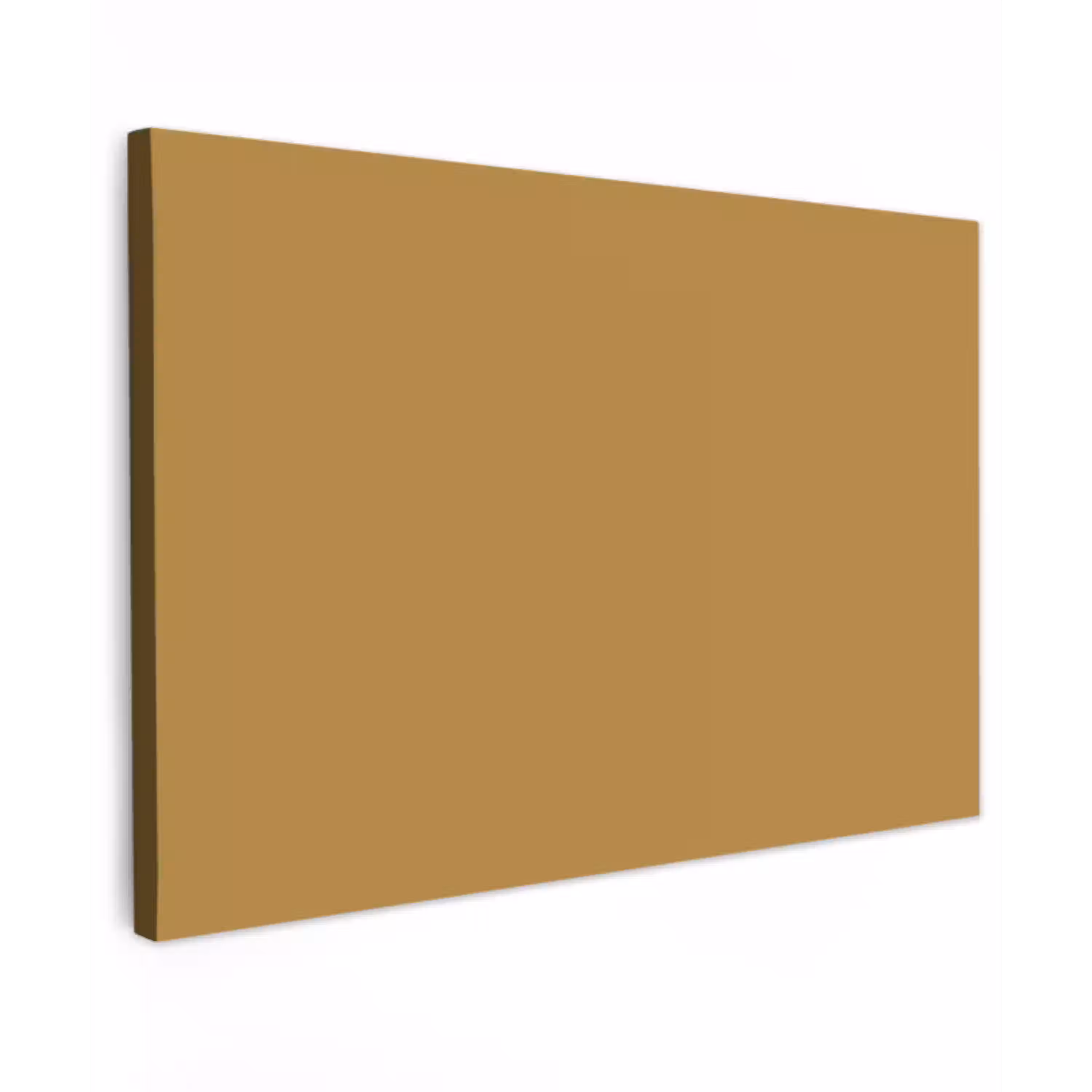 Rhythmic - Ochre - Geel Tuinposter op houten frame 2 cm dik klein 845 -3d