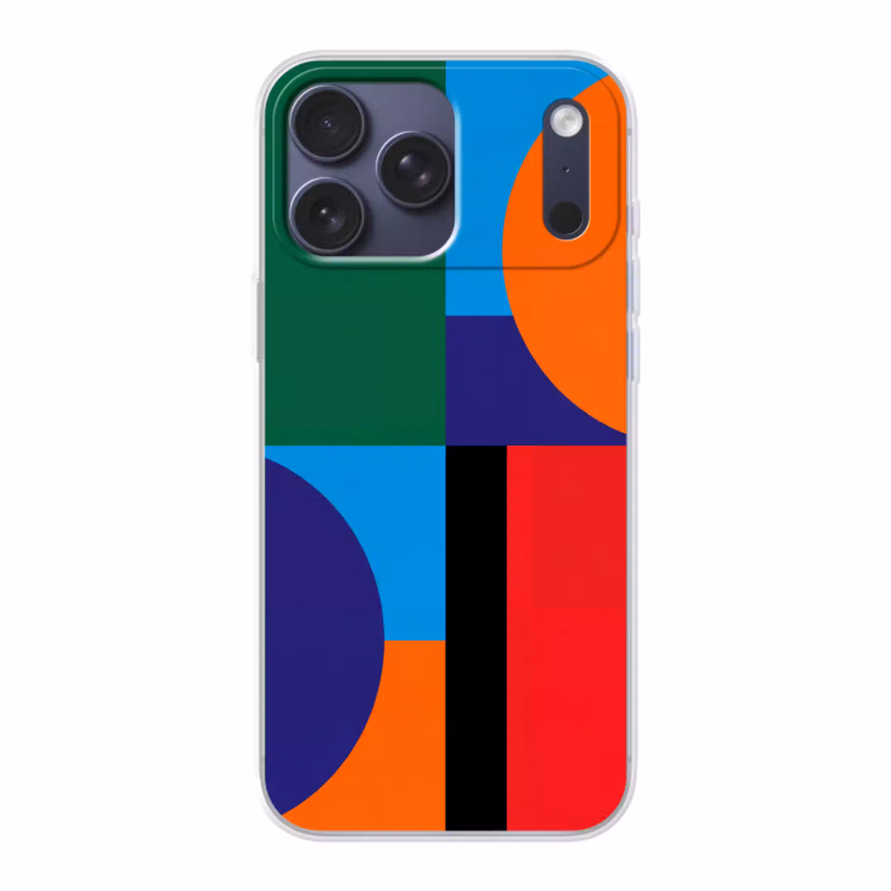 Geometrisch - Abstract - Vormen - Kleurrijk - Modern Telefoonhoesje iPhone 17 Pro Max klein -3d