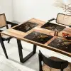 Wereldkaart -  Hout - Mozaïek Placemat vinyl groot -zzsfeer4_Kitchenyeah-website
