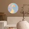 Eend - Zonnebril - Water Wandcirkel behangsticker klein -sfeer1