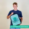 Octopus - Blauw - Gezicht Rugzak - Zwart middel -sfeer7_NL