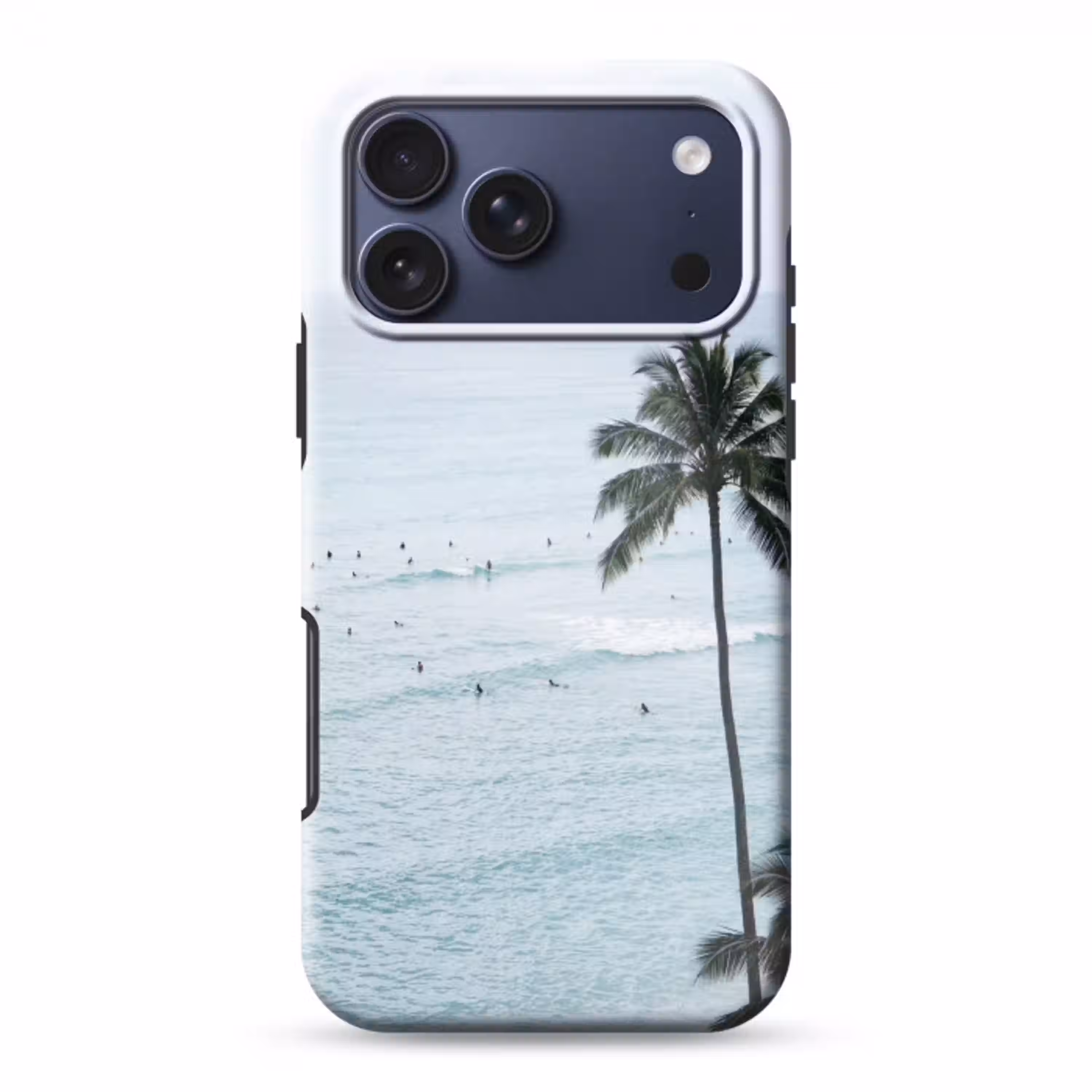 Oceaan - Palmbomen - Surfers Toughcase MagSafe Apple iPhone 17 Pro Max klein -3d