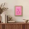 Thee - Roze - Valentijn - Tekst Light Box met kabel (Wandlamp) klein -sfeer2